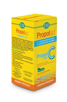 ESI Propolaid Propol 1000 C Συμπλήρωμα Διατροφής Πρόπολης & Βιταμίνης C Για Την Φυσιολογική Λειτουργία Του Ανοσοποιητικού, 20 Αναβράζοντα Δισκία