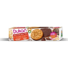 DUKAN Expert Μπισκότα Βρώμης Dukan με Επικάλυψη Σοκολάτας & Σπόρους Chia, 160 gr