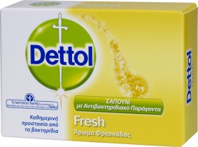 Dettol Fresh Soap, Αντιβακτηριδιακό Σαπούνι Με Άρωμα Φρεσκάδας 100gr