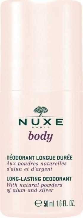 NUXE Deodorant Long-Lasting, Αποσμητικό Roll-On, Χωρίς Οινόπνευμα 50ml
