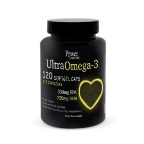 Power Of Nature Ultra Omega 3 Sport Series, Συμπλήρωμα Διατροφής για την Όραση - Καρδιά και Εγκέφαλο, 120 Μαλακές Κάψουλες