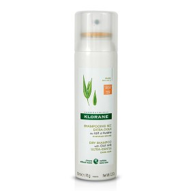 KLORANE Oat Milk Dry Shampoo Ultra-Gentle, Ξηρό Σαμπουάν με Γαλάκτωμα Βρώμης για Καστανά-Σκούρα Μαλλιά, 150ml