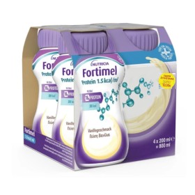Nutricia Fortimel Protein Extra Βανίλια 18γρ Πρωτεινης, 4 x 200ml