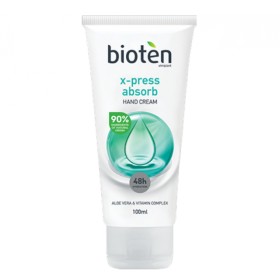 Bioten Xpress Absorb Hand Cream Κρέμα Χεριών με Αλόη που Απορροφάται Άμεσα, 100ml