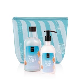 Lavish Care Frosted Ginger Cookies Πακέτο Bath & Shower Gel 500ml & Body Lotion Glitter 300ml & Δώρο Νεσεσέρ