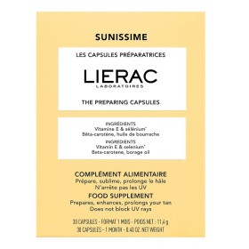 Lierac Sunissime Συμπλήρωμα Διατροφής Με Κάψουλες Προετοιμασίας Του Μαυρίσματος, 30 Κάψουλες