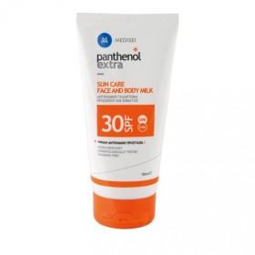 Panthenol Extra Sun Care Face & Body Milk SPF30, Αντηλιακό Γαλάκτωμα Προσώπου/Σώματος 150ml