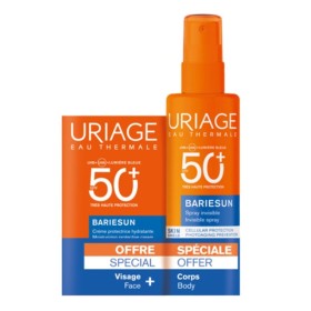 Uriage Πακέτο Bariesun Invisible Spray SPF50+ 200ml & Moisturizing Cream SPF50+ 50ml