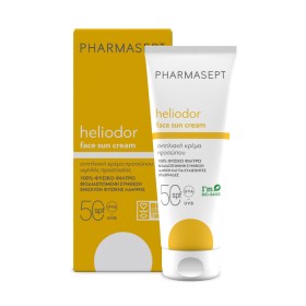 PHARMASEPT Heliodor Face Spf50, Κρέμα Προσώπου & Ντεκολτέ Υψηλής Αντηλιακής Προστασίας 50ml