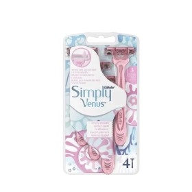 Gillete Venus Simply Ξυραφάκια μιας Χρήσης με 3 Λεπίδες και Λιπαντική Ταινία 4τμχ