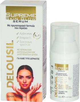 SJA Pharm Delousil Supreme Skin Glow Serum Ορός Προσώπου για Κάθε Τύπο Δέρματος, 30ml