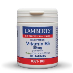 Lamberts B6 50mg Pyridoxine 100 Ταμπλέτες 8061-100