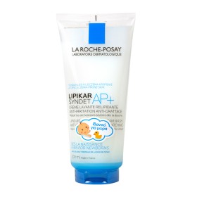 La Roche Posay Lipikar Syndet ΑP+, Κρέμα Καθαρισμού Σώματος για Πολύ Ξηρό Δέρμα με Τάση Ατοπίας και κατά των Ερεθισμών και του Κνησμού κατάλληλη για Βρέφη, Παιδιά & Ενήλικες, 200ml