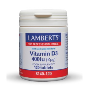 Lamberts Vitamin D3 400iu 120 10μg Ταμπλέτες 8140-120