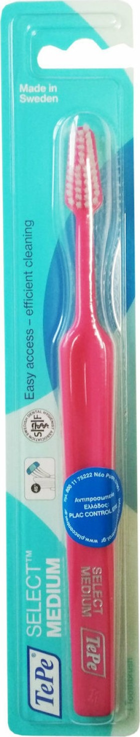 TePe Select Medium Μέτρια Οδοντόβουρτσα Σε Διάφορα Χρώματα, 1τμχ