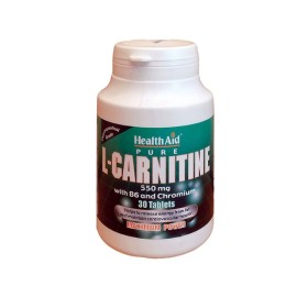Health Aid L-Carnitine 550mg με Βιταμίνη Β6 30 ταμπλέτες