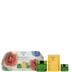 APIVITA Blooming Beauty Promo Bee Radiant Κρέμα-Gel Hμέρας 50ml & Gel Balm Νύχτας 15ml & Beessential Oil 1.6ml & Νεσεσέρ