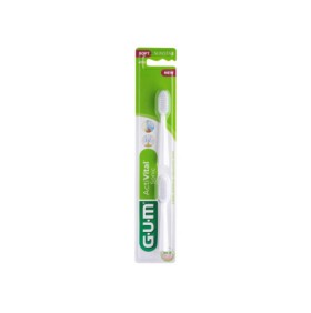 GUM Κεφαλές Αντικατάστασης Οδοντόβουρτσας Activital Sonic Power Soft Λευκό Χρώμα 4110, 2τμχ
