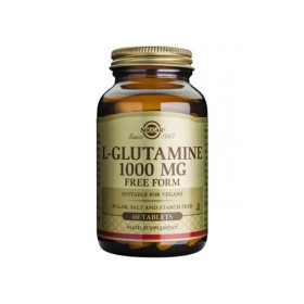 Solgar L-Glutamine 1000mg Free Form Συμπλήρωμα Διατροφής, 60 Ταμπλέτες