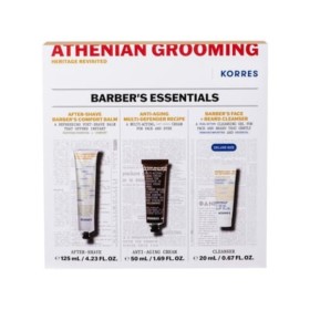 Korres Πακέτο Barbers Essentials After-Shave 125ml & Anti-Aging Cream 50ml & Face Cleanser 20ml