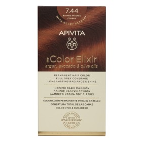 Apivita My Color Elixir Νο 7.44 Βαφή Μαλλιών Μόνιμη Ξανθό Έντονο Χάλκινο