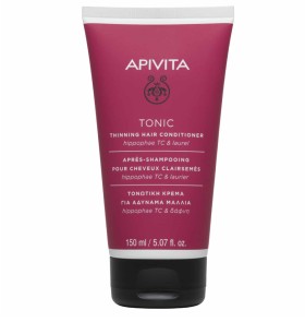 APIVITA Hair Conditioner Tonic, Τονωτική Κρέμα για Αδύναμα Μαλλιά με Hippophae TC & Δάφνη, 150ml