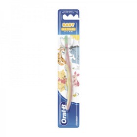 Oral-B Baby Βρεφική Οδοντόβουρτσα Winnie σε Χρώμα Ροζ για 0-2m 1 τεμ
