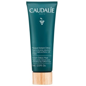 Caudalie Instant Detox Mask Μάσκα Καθαρισμού & Αποτοξίνωσης Προσώπου Με Άργιλο, Καφέ & Σταφύλι, 75ml