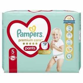 Pampers Premium Care Pants Πάνες Βρακάκι No5 (12-17Kg), 34τμχ