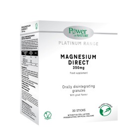 POWER HEALTH Magnesium Direct Platinum Range Συμπλήρωμα Διατροφής Μαγνήσιο Για Την Υγεία Του Μυικού & Νευρικού Συστήματος 350mg, 30 Φακελίσκοι