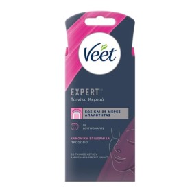 Veet Expert Ταινίες Αποτρίχωσης Προσώπου με Κερί 32τμχ