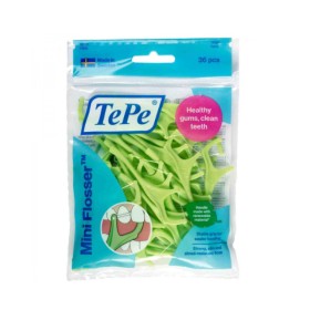 TePe Good Mini Flosser Μεσοδόντια Βουρτσάκια Πράσινα 36 Τεμάχια