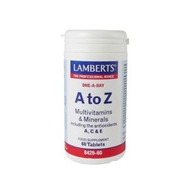 LAMBERTS A to Z MultiVitamins, Συμπλήρωμα Πολυβιταμίνης Για Ενέργεια & Τόνωση 60tabs 8429-60