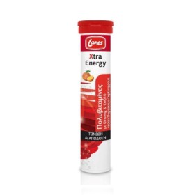 Lanes Xtra Energy Πολυβιταμίνες για Τόνωση & Απόδοση 20 Αναβράζοντα Δισκία