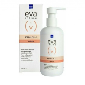 INTERMED Eva Intima Wash Special pH 3.5, Υγρό Καθημερινού Καθαρισμού της Ευαίσθητης Περιοχής με Ενισχυμένη Αποσμητική Δράση, 250ml