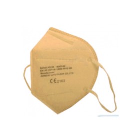 Barbeador Μάσκα Max-02 Filtering Half FFP2 Μπεζ 20τμχ
