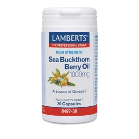 Lamberts Sea Buckthorn Berry Oil 1000mg Συμπλήρωμα από ιπποφαές, 30 caps 8497-30