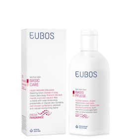 EUBOS Liquid Washing Emulsion Red Υγρό Καθαρισμού Προσώπου & Σώματος Με Άρωμα, 200ml