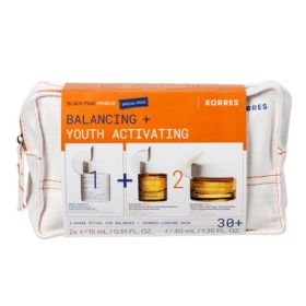 Korres Πακέτο Black Pine Primus Serum 15ml & Day Cream 40ml & Yoghurt Serum 15ml