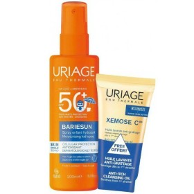 Uriage Bariesun Πακέτο Moisturizing Kid Spray SPF50+ 200ml & Δώρο Xemose C8+ Anti-Itch Cleansing Oil 50ml