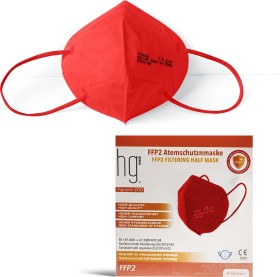 Poli HG Pro 200 FFP2 Filtering Half Mask Red, Μάσκα Υψηλής Προστασίας Κόκκινη, 10τμχ