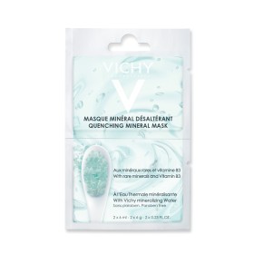 VICHY Mask Quenching Mineral With Rare Minerals & Vitamin B3, Μάσκα Ενυδάτωσης για Άμεση Καταπράυνση, Sachets 2x6ml