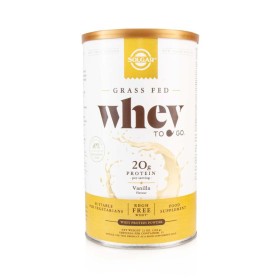 Solgar Whey to Go Protein Powder Vanilla Υψηλής Βιολογικής Αξίας Πρωτεΐνη από Ορό Γάλακτος, με Γεύση Βανίλιας, 340gr