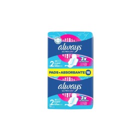 Always Ultra Day Super Long Σερβιέτες με Φτερά Size 2 18τμχ