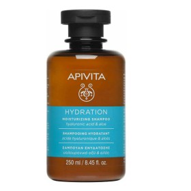 APIVITA Hydration Shampoo Hyaluronic Acid & Aloe, Σαμπουάν Ενυδάτωσης Υαλουρονικό Οξύ & Αλόη, 250ml