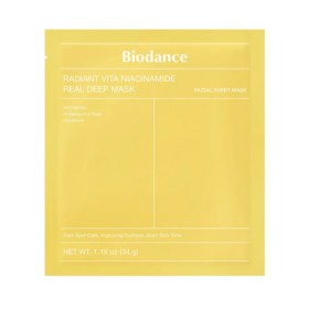 Biodance Radiant Vita Niacinamide Real Deep Sheet Mask Μάσκα Λάμψης 34g