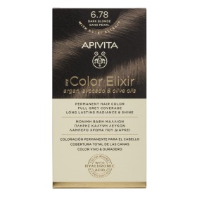 Apivita My Color Elixir Νο 6.78 Βαφή Μαλλιών Μόνιμη Ξανθό Σκούρο Μπεζ Περλέ