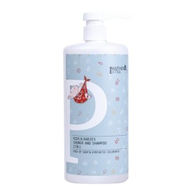 Panthenol Extra Kids & Babies Shower & Shampoo 2in1 Αφρόλουτρο & Σαμπουάν για Βρέφη & Παιδιά 1L