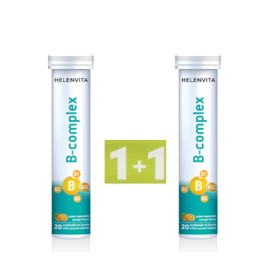 Helenvita Πακέτο B-Complex 2x20 Αναβράζοντα Δισκία 1+1 ΔΩΡΟ