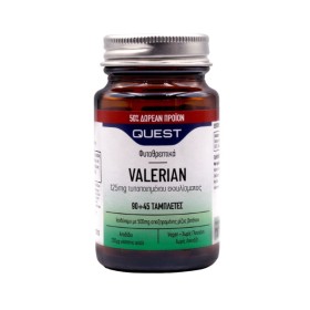 Quest Valerian 125mg Extract 90 Ταμπλετες + 45 Δώρο